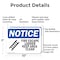 Signmission Fire Escape Ladder Keep Area Clear OSHA Notice Sign, Aluminum, 10in W x 7in L, 2PK OS-2PACK-NS-A-710-L-12582 - alternate 7